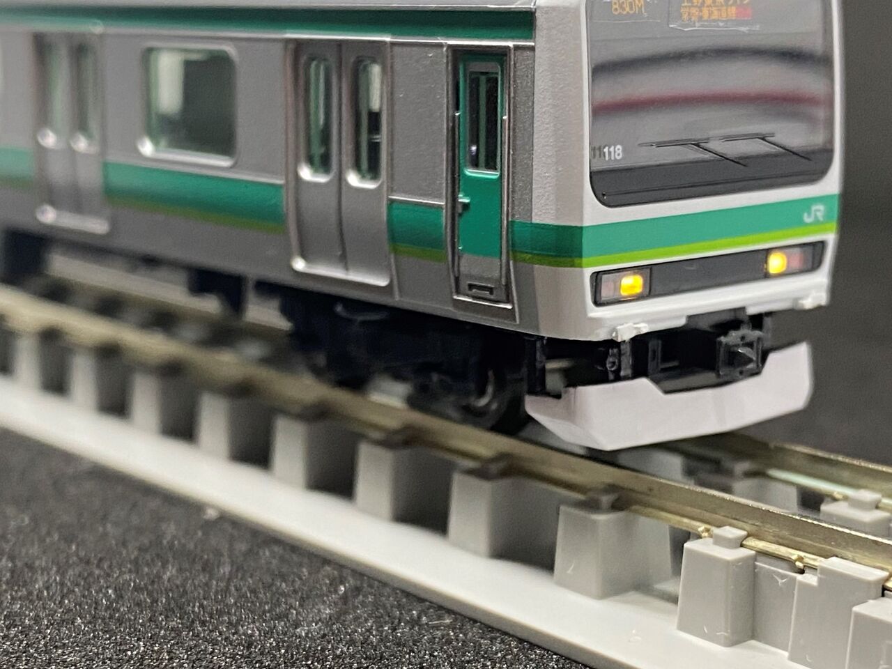 TOMIX E231系 マト118編成 : 停止位置御膳