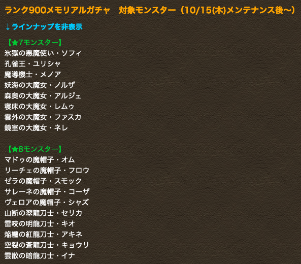 パズドラ 朗報 ランク800 900ガチャにソフィ ノルザなど最新フェス限追加ｷﾀ ﾟ ﾟ 反応