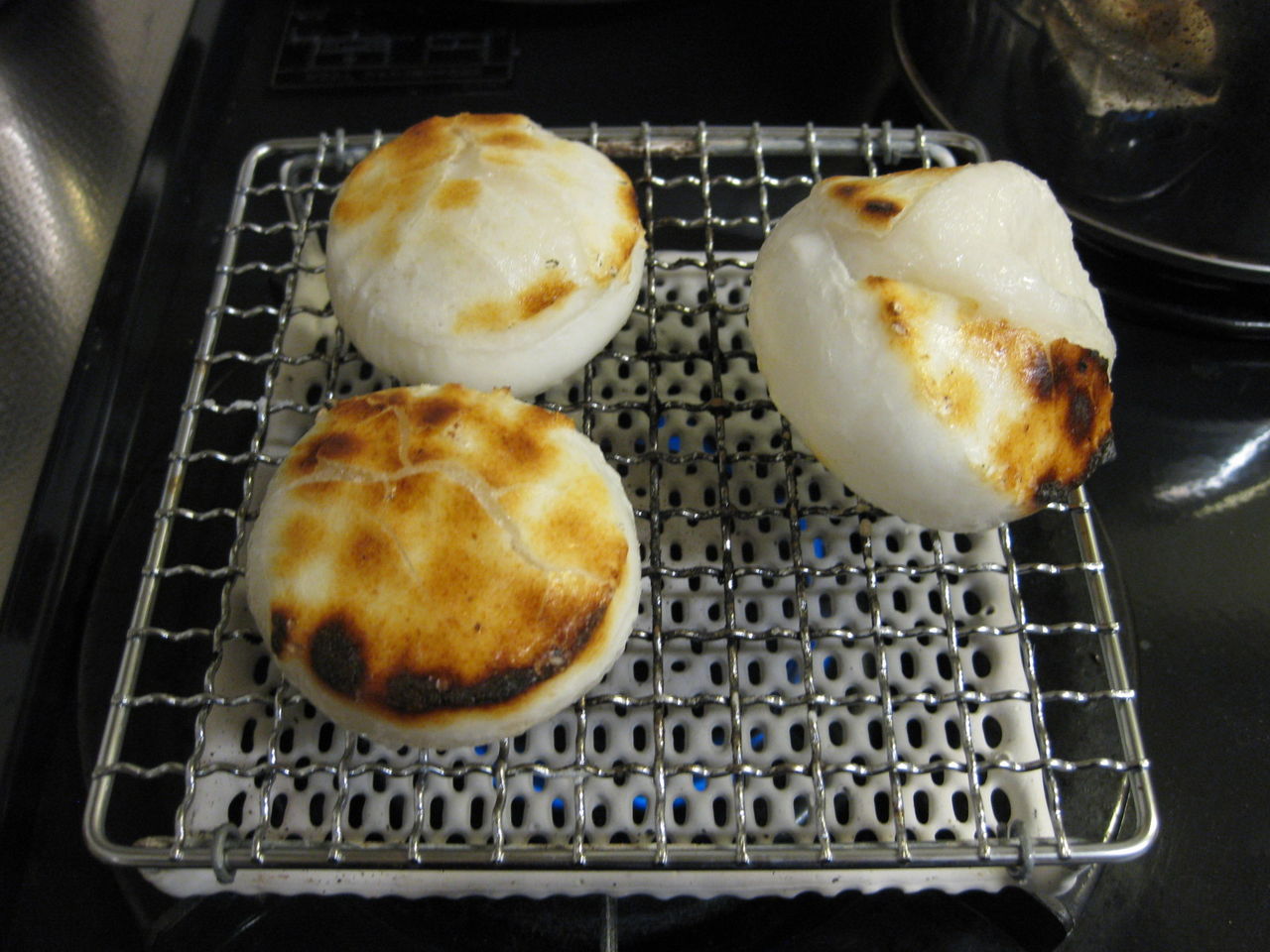 お 餅 焼き 方