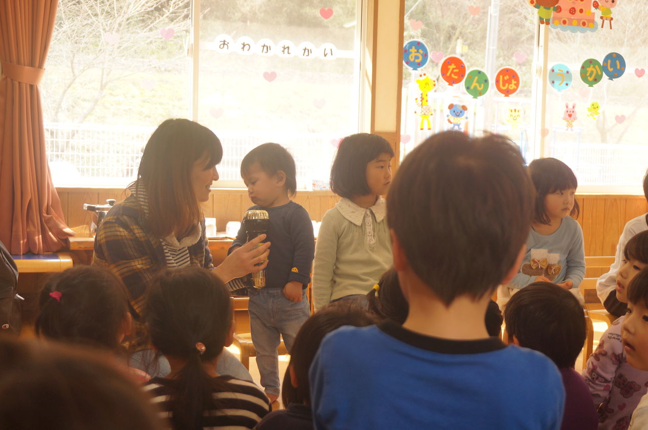 ３月のお誕生日会 お別れ会 にこにこだより