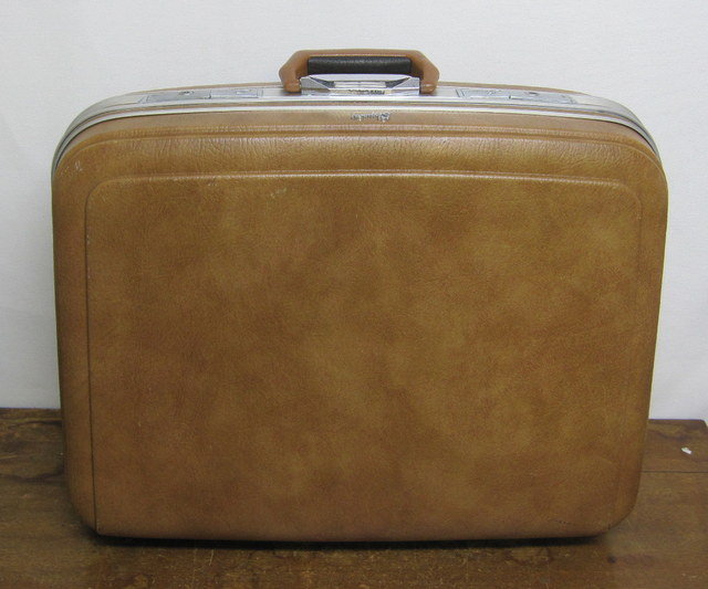 古いスーツケース Skyway スカイウェイ 古道具 アンティーク雑貨 昭和レトロ ブロカンテ R