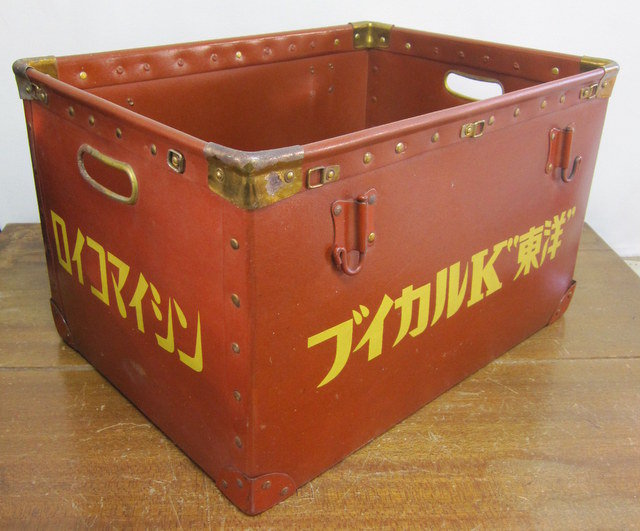 昭和レトロなボテ箱 ロイコマイシン 東洋醸造 : 古道具 アンティーク 
