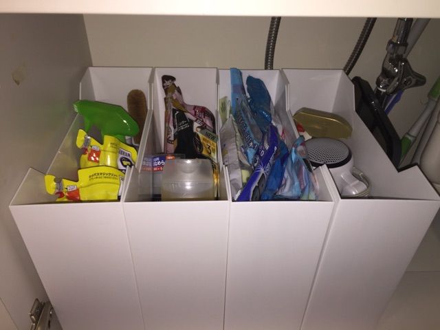 ニトリのファイルボックスで洗面所下収納 My Room