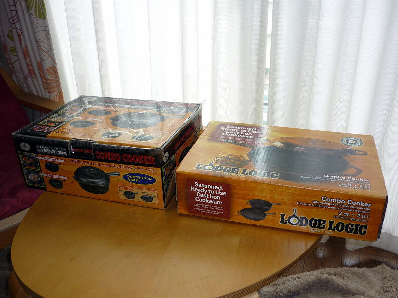 ダッチオーブン(Lodge Logic Combo Cooker 3qt) Logic Pre-Seasoned