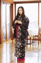 クリスマスも着物