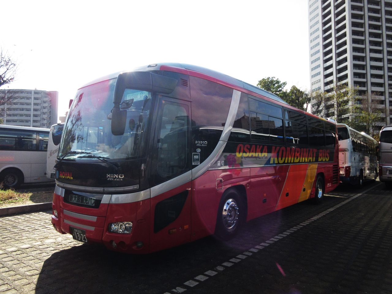 新大阪観光バス 1323 Myu Skyのバス撮影記録 新大阪観光バス 1323 Myu Skyのバス撮影記録