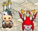 5月24日牛とチビドラ