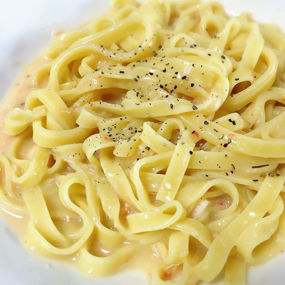 カニ缶で簡単かにクリームパスタ かに通販王への道