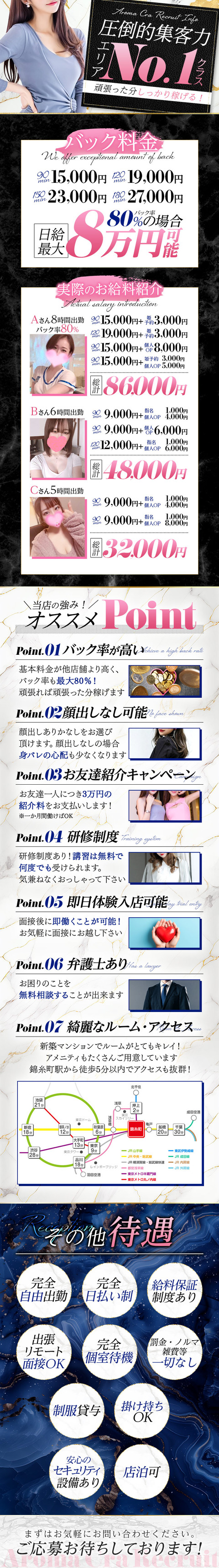 アロマクラ 錦糸町 バニラ 急募