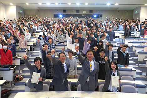 日本工学院八王子専門学校　あすなろ講座修了式
