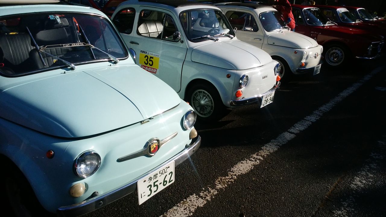 クラッシクカーパレード 自動車整備科 一級自動車整備科