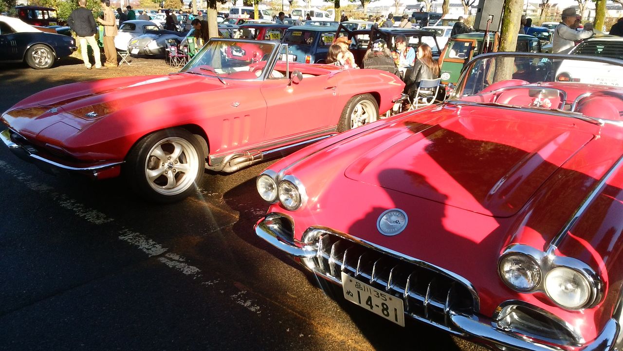 クラッシクカーパレード 自動車整備科 一級自動車整備科