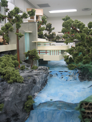 名作住宅模型２ 落水荘 建築学科 建築設計科