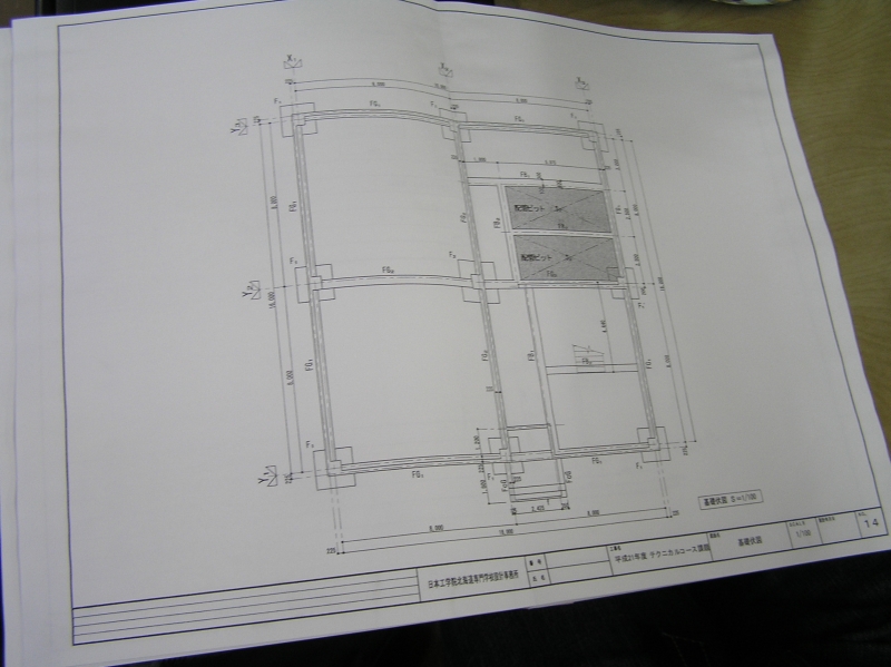 建築施工演習２ 建築施工図の授業 建築学科blog