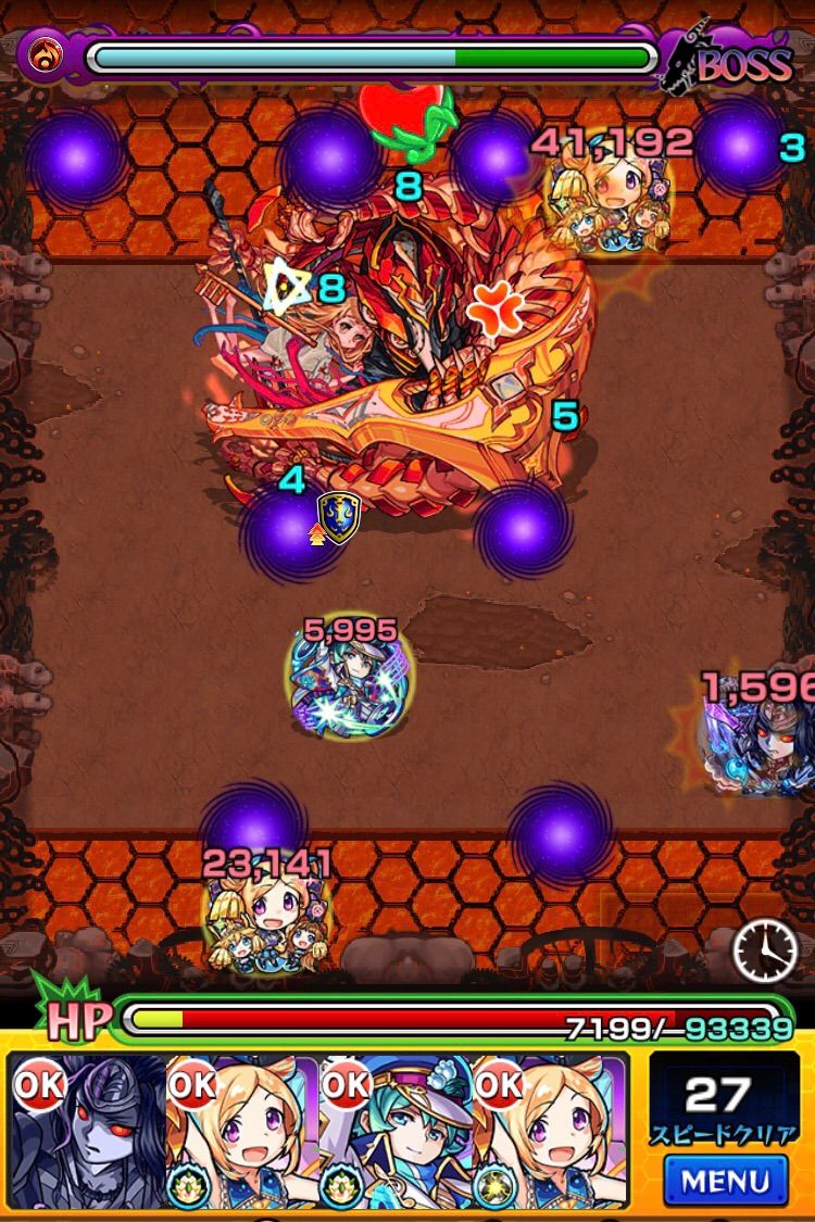 神パンドラ2体でアヴァロンに挑戦 モンストって楽しいじゃん