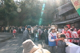 明治お餅配り