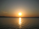 オホーツクの夕日