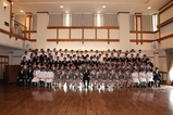 集合写真入社式2009