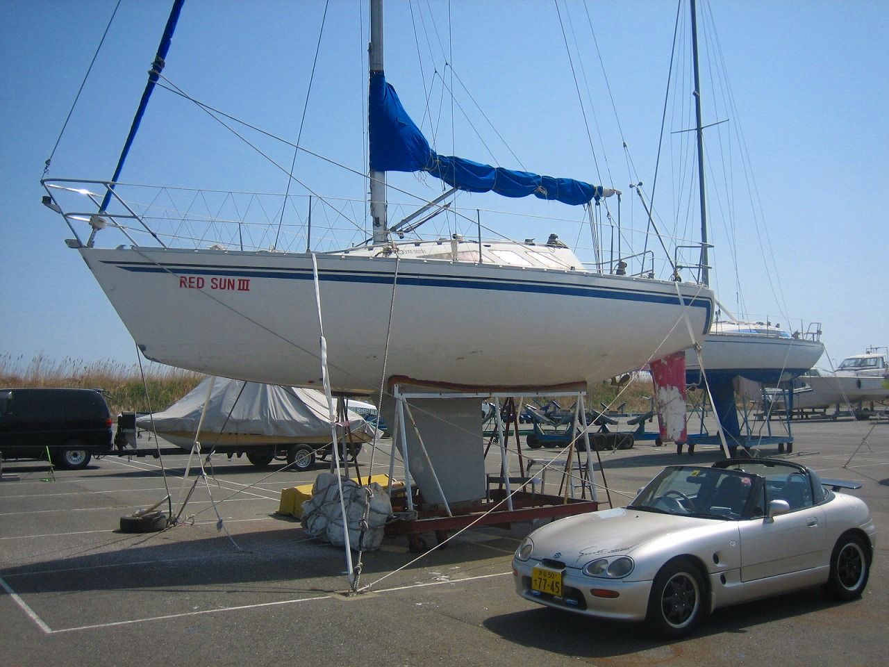 ｙ３０ｃ ｓｈメンテ履歴 船底塗料の剥離 ｒｅｄｓｕｎのヨット記録