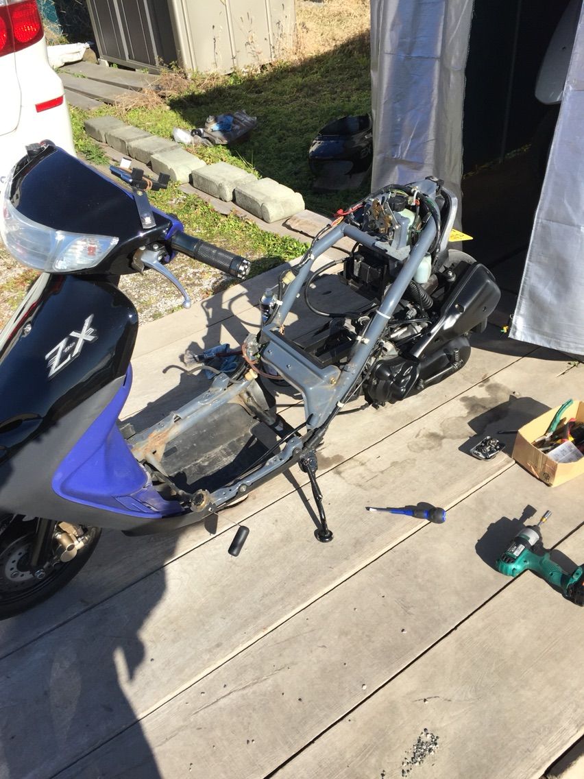 48183】 ライブディオ SR AF35 (176番台～) ① エアー調整