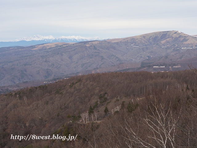 北アルプスと車山