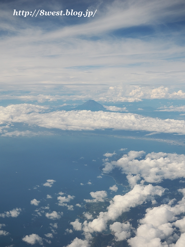 伊豆半島と富士山
