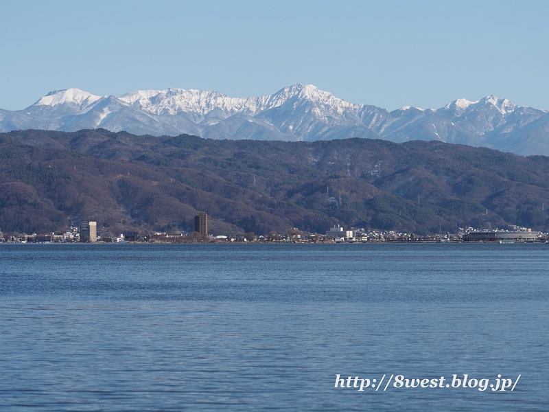 諏訪湖と八ヶ岳6