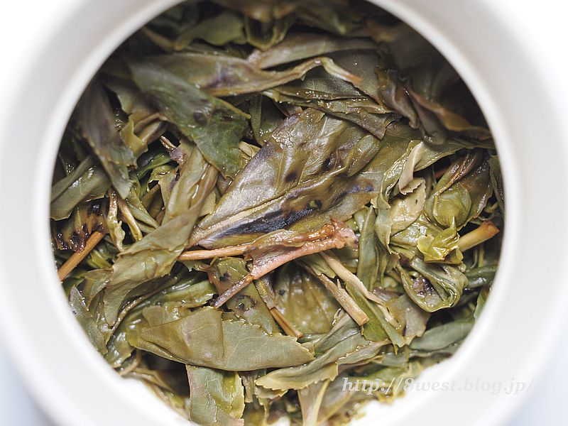 木頭釜炒り茶2