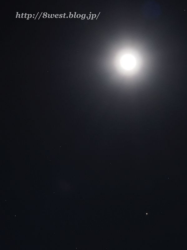 月と木星