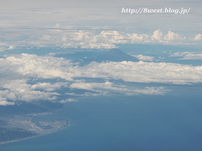 三保半島と富士山