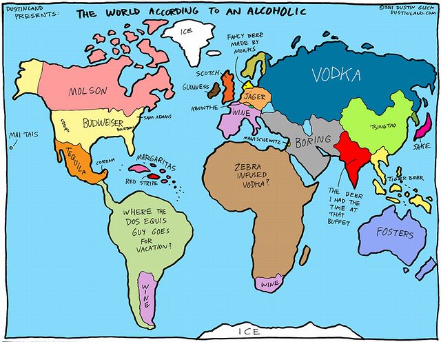 アル中が思い描く世界地図 アニメ パンチョのちょっと気になる