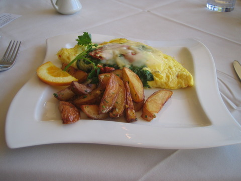 98レストランの朝食
