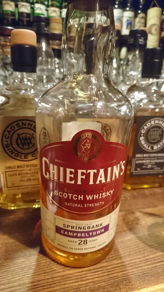 スプリングバンク Chieftain's 28年 スプリングバンク 1974 28年