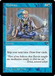 ⑥ MTG 直観　Intuition 英語　再録禁止　テンペスト　旧枠　レア