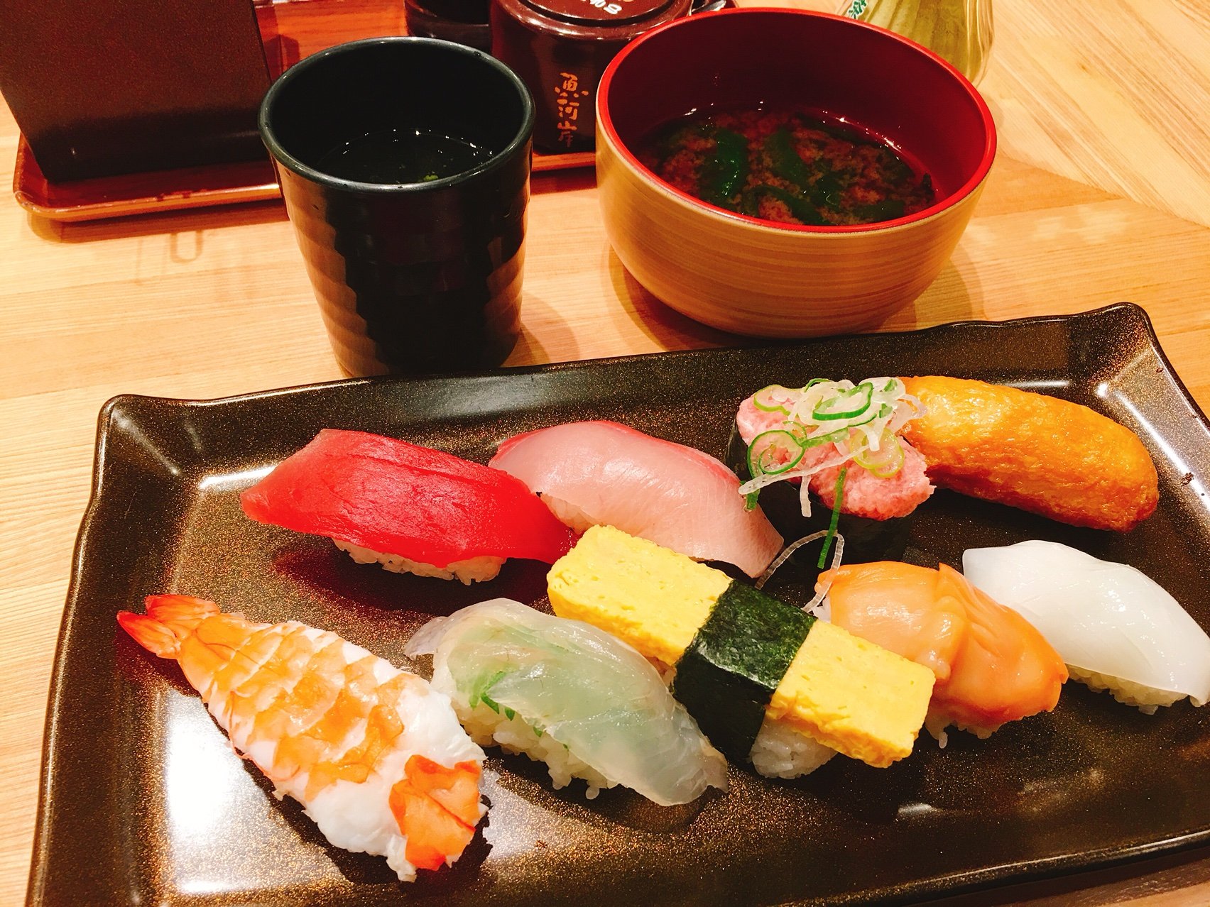 日替わり9貫ランチ 海転寿司 魚河岸 郡山イオン Nabegonの金魚のあぶく 日替わり9貫ランチ 海転寿司 魚河岸 郡山イオン Nabegonの金魚のあぶく