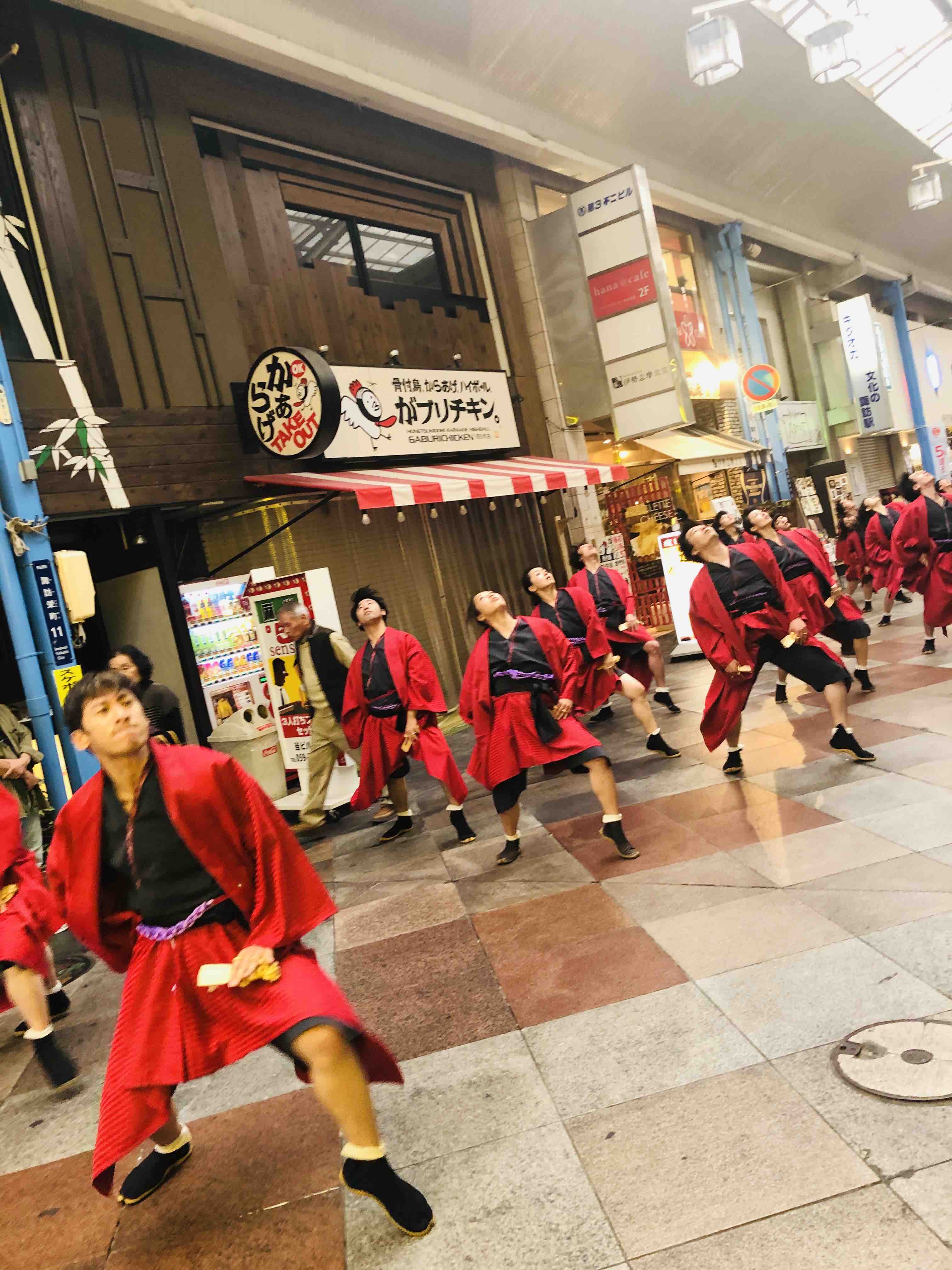Azuki かんしゃら よさこいあっぱれ 今日一屋 四日市よさこい Nabegonの金魚のあぶく