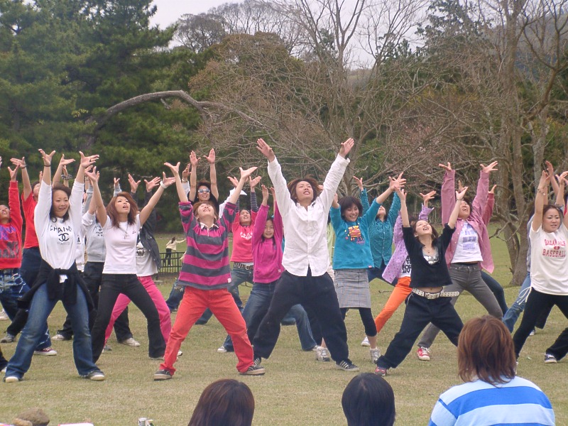 今村組お花見 奈良公園 Nabegonの金魚のあぶく