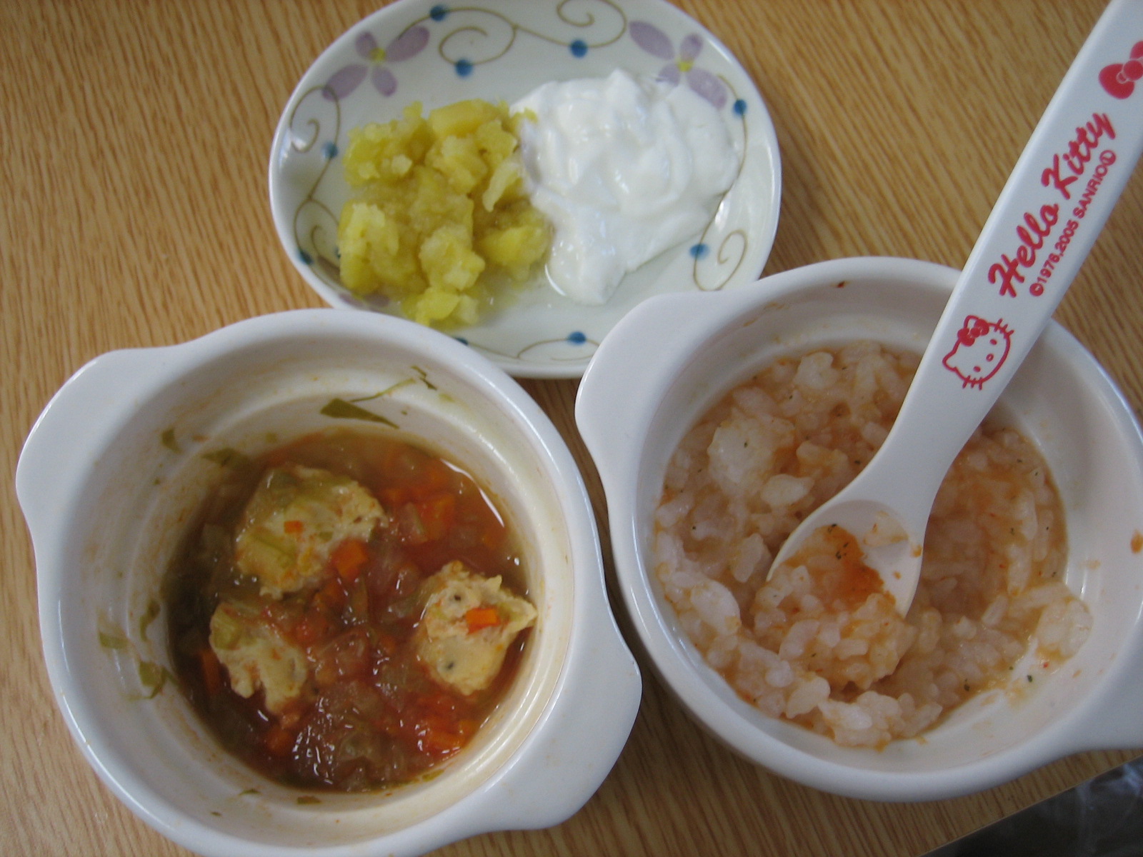 ある日の離乳食 10ヶ月 キューピーすくすく日記