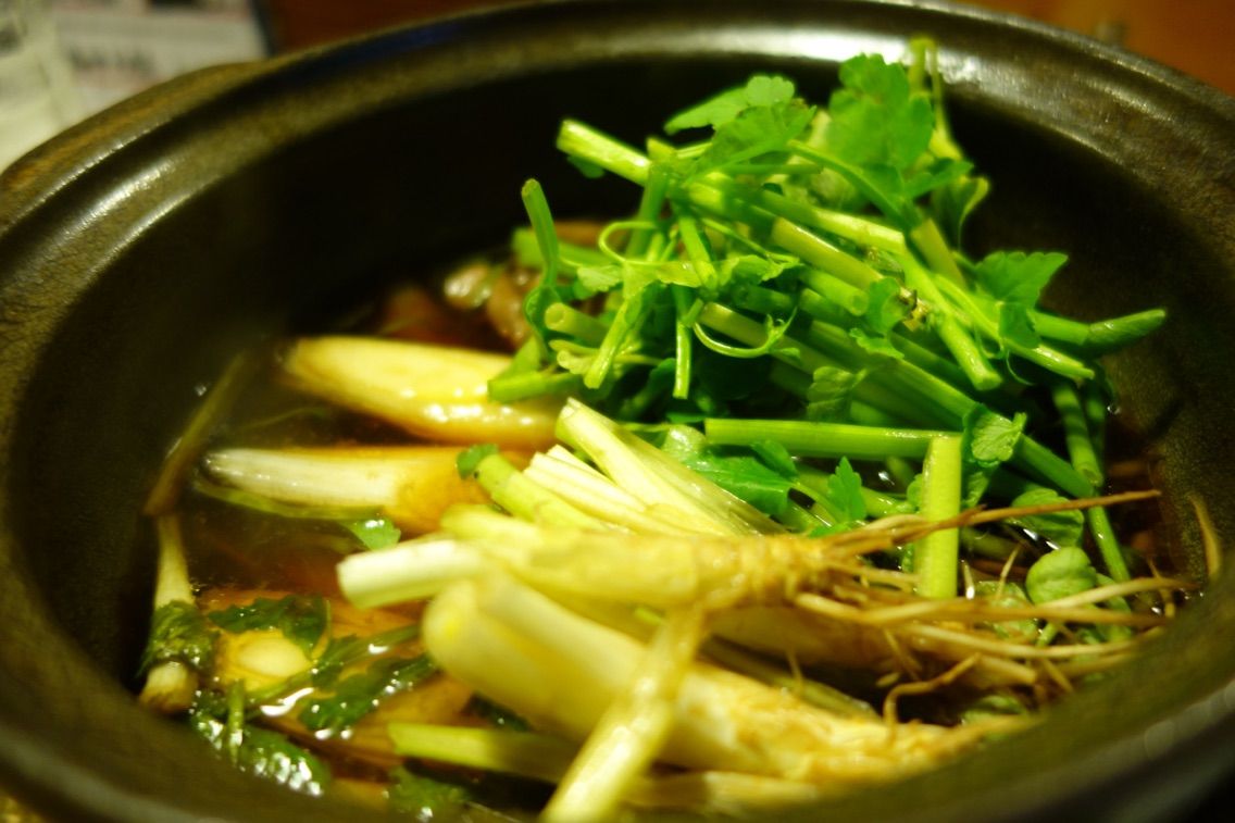 仙台のリアル深夜食堂 阿古 で鴨せり鍋とカレー雑炊を食べた B型だもの