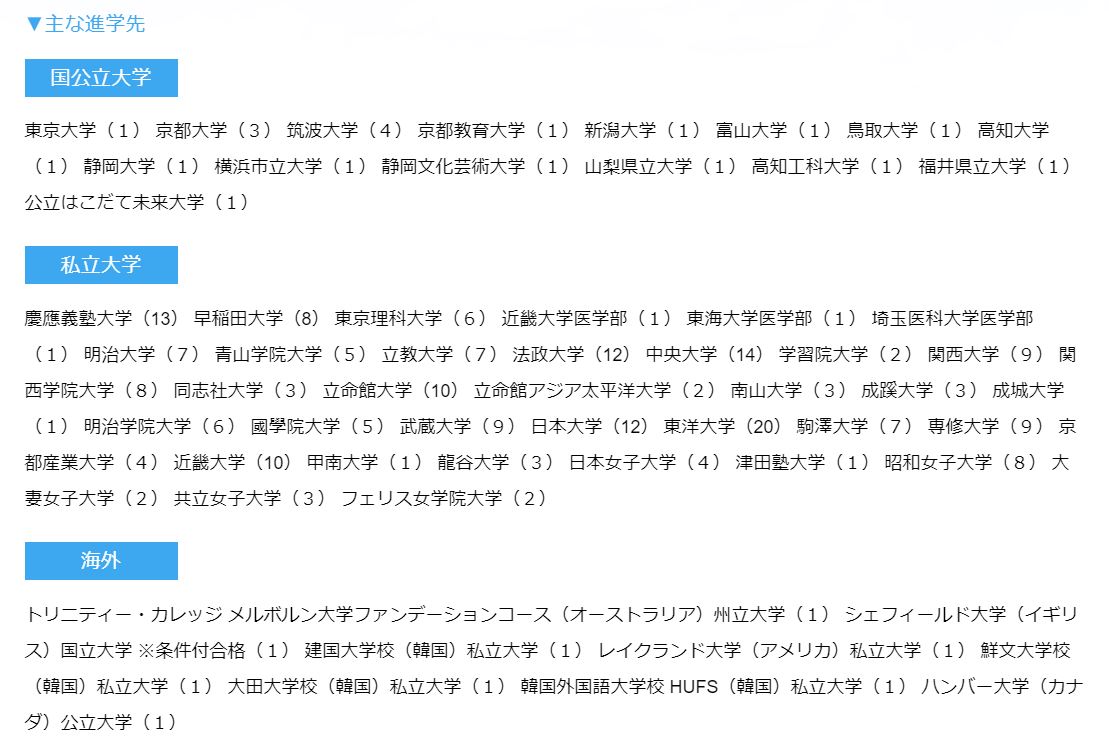 N高 進学校になってしまう 東大1人京大3人 筑波大4人 慶應大13人 早稲田大8人 私大医学部も 早慶march速報