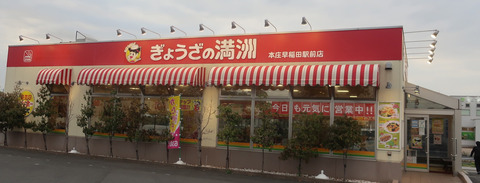 餃子の満州 早稲田店外観