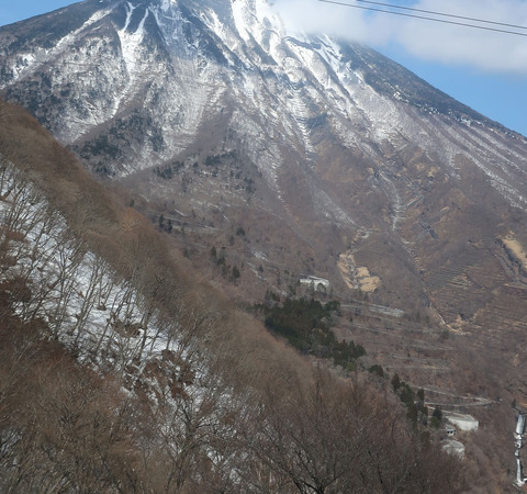 男体山とイロハ坂