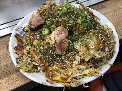 カキデラックスのお好み焼きダブル　その4