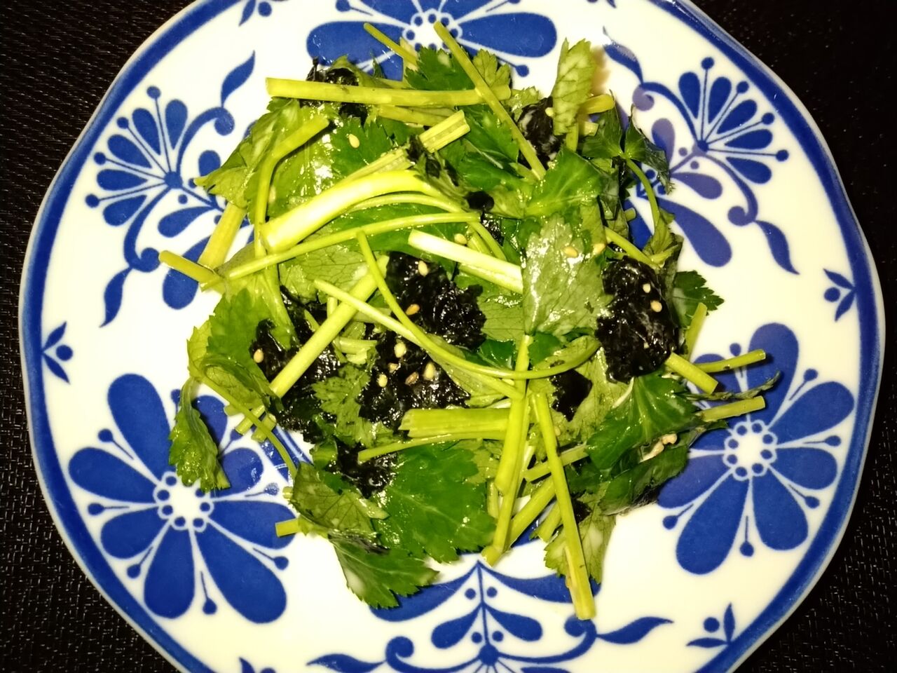 三つ葉と韓国のりのサラダ マサのお料理 簡単