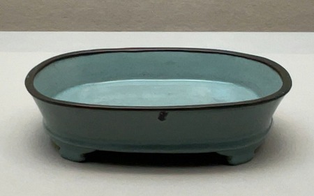 安宅コレクション　青磁　水仙盆　北宋時代11世紀末～12世紀初　汝窯