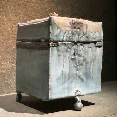 藤平伸「飾筥　薔薇」1985-001