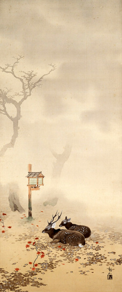 下村観山「春日の朝」明治42年（1909）頃