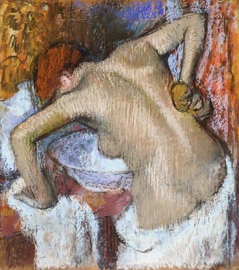 エドガー・ドガ《背中を拭く女》1888-1892年頃