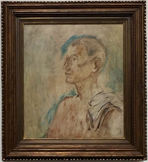 海老原喜之助「青年像」1944