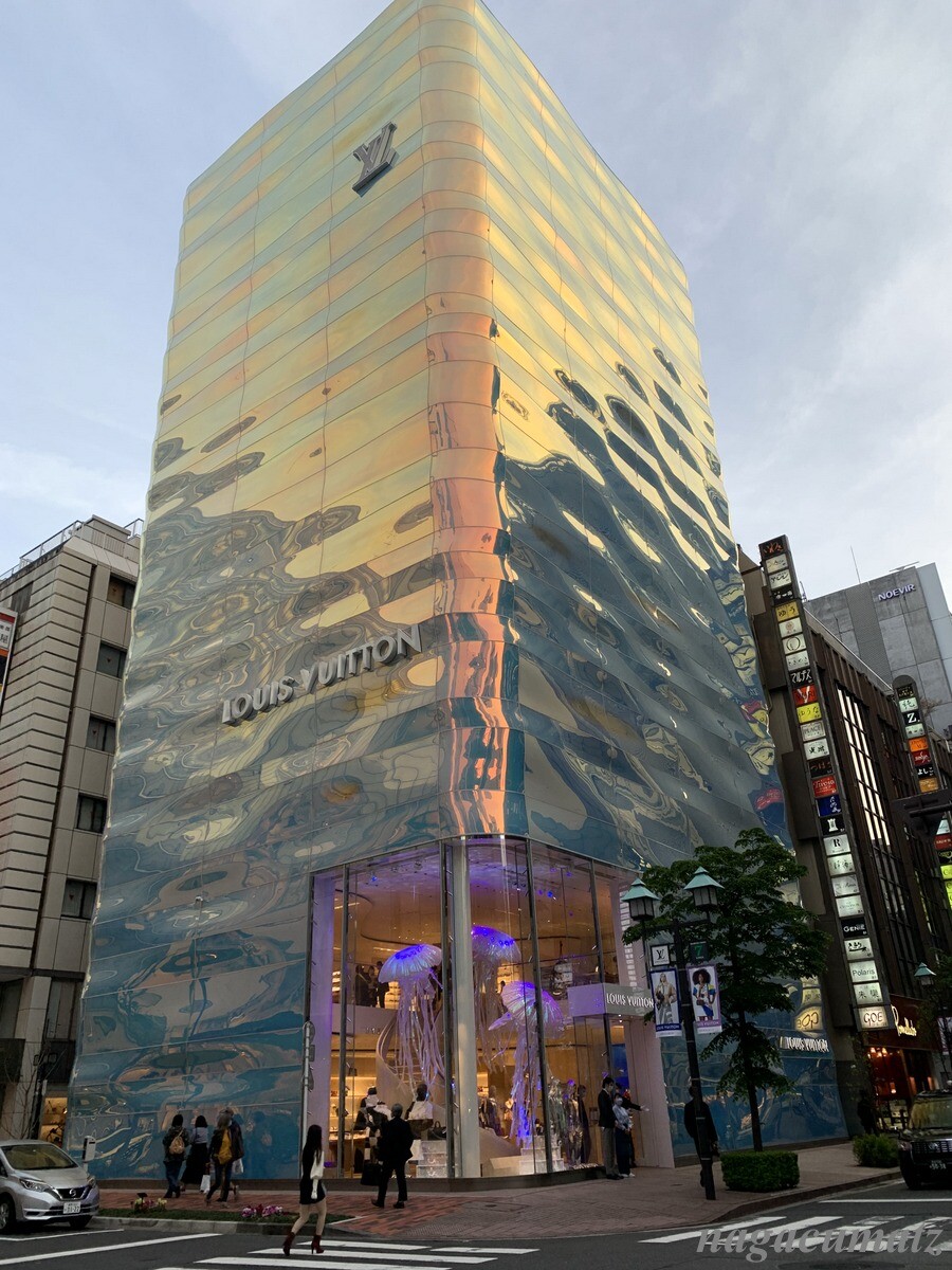 建物探訪 青木淳 ルイ ヴィトン 銀座並木通り店 徒然なる All Over The World